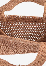 Chloè Summer Banana Woven-Raffia Tote Bag CH25US901 P08-24M