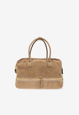Moschino Suede Handbag Beige MC4120PP1M OF1-10A