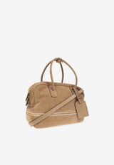 Moschino Suede Handbag Beige MC4120PP1M OF1-10A