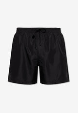 شورت سباحة بشعار نصي