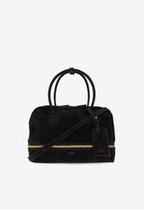 Moschino Suede handbag Black MC4120PP1M OF1-00A