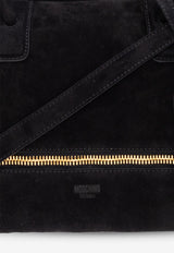 Moschino Suede handbag Black MC4120PP1M OF1-00A