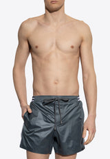 شورت سباحة بشعار مطبوع