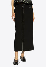 GANNI Skirt with logo Black W0240 6752-099