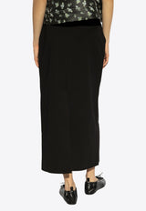 GANNI Skirt with logo Black W0240 6752-099