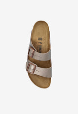 Birkenstock Arizona Leather Buckled-Straps Slides Taupe 1029439 0-GRACEFUL TAUPE