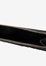 Tory Burch Robinson Pebbled Leather Zip Cardholder 165006 0-001