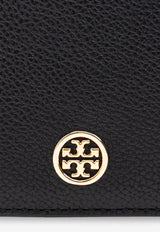 Tory Burch Robinson Pebbled Leather Zip Cardholder 165006 0-001
