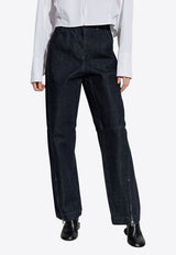 De-Nîmes Curved Jeans