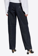 De-Nîmes Curved Jeans