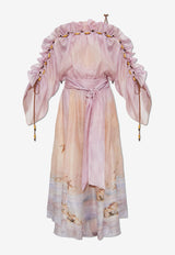 Zimmermann Dawning Ruffled Maxi Dress 2924DS252 0-LILSEA