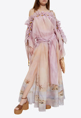 Zimmermann Dawning Ruffled Maxi Dress 2924DS252 0-LILSEA