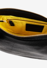 Dual Pebbled Leather Hobo Bag