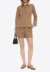 Max Mara Pleated shorts Brown AMBURGO1234 2511141043-010