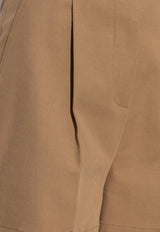 Max Mara Pleated shorts Brown AMBURGO1234 2511141043-010