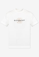 Givenchy Logo Print Crewneck T-shirt White BM71M G3YQJ-130