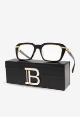 Balmain Legion V Prescription Square Glasses Clear BPX-174A-51 0-0