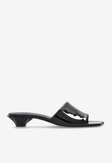 Flower 25 Patent Leather Mules