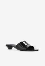 Flower 25 Patent Leather Mules