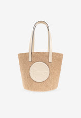 Chloè Large Horse Medal Woven Shoulder Bag CHC25SS59 1O8-222