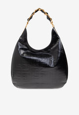 Balmain Large 1945 Crinkled Leather Tote Bag EN0BT929 LETF-0PA