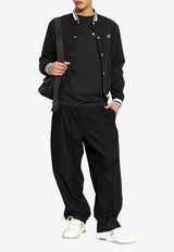 Script Souvenir Varsity Bomber Jacket