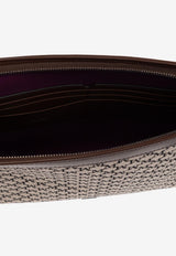 Max Mara Medium Jacquard Monogram Pouch Bag MMTROUSSEM 2514711012-003