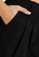 Mid-Rise Wide-Leg Pants