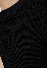 Knitted Sleeveless Top