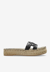Versace Logo slides Black 1017851 DVT2P-1B000
