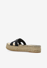 Versace Logo slides Black 1017851 DVT2P-1B000