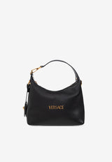 Versace Tag Leather Hobo Bag 1018302 1A13171-1B00V