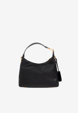 Versace Tag Leather Hobo Bag 1018302 1A13171-1B00V