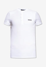 Versace Embroidered Logo Under Shirt 1019678 1A09410-1W000