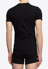 Versace Embroidered Logo Under Shirt 1019678 1A09410-1B000