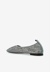 فلات باليه من النسيج الشبكي الكريستالي