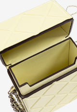 Tory Burch Fleming Leather Chain Phone Holder 163417 0-700