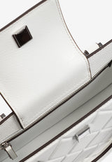 Tory Burch Fleming East-West Leather Tote Bag 164763 0-100