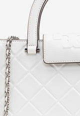 Tory Burch Fleming East-West Leather Tote Bag 164763 0-100