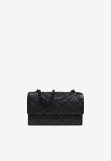 Tory Burch Small Fleming Quilted Leather Shoulder Bag 167773 0-001