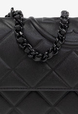 Tory Burch Small Fleming Quilted Leather Shoulder Bag 167773 0-001