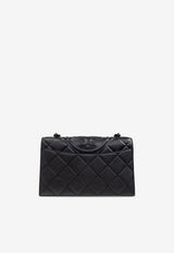 Tory Burch Fleming Quilted Leather Convertible Shoulder Bag 169791 0-001
