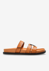Ines Leather Slides