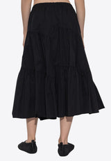 Flared Midi Skirt