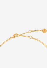 Fendi FF Squared Plexi Pendant Necklace 8AK951 ALI0-F1BDE