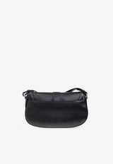 T-Bar Satchel Leather Shoulder Bag