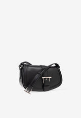 T-Bar Satchel Leather Shoulder Bag