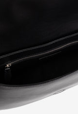 T-Bar Satchel Leather Shoulder Bag
