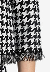 Alexander McQueen Houndstooth Pattern Cropped Cardigan 829315 Q1BDB-1080