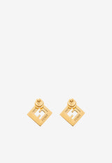 Fendi Forever Embellished Stud Earrings 8AK916 ATEP-F089U